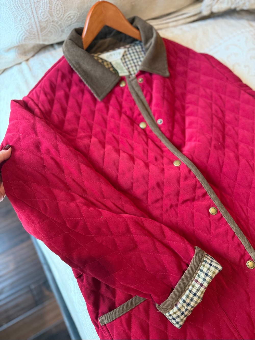 Orvis Quilted Red Barn Jacket